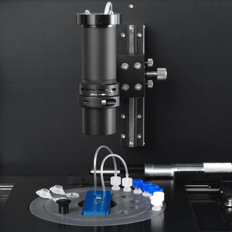 Modaflow microfluic droplets-based flow cytometer